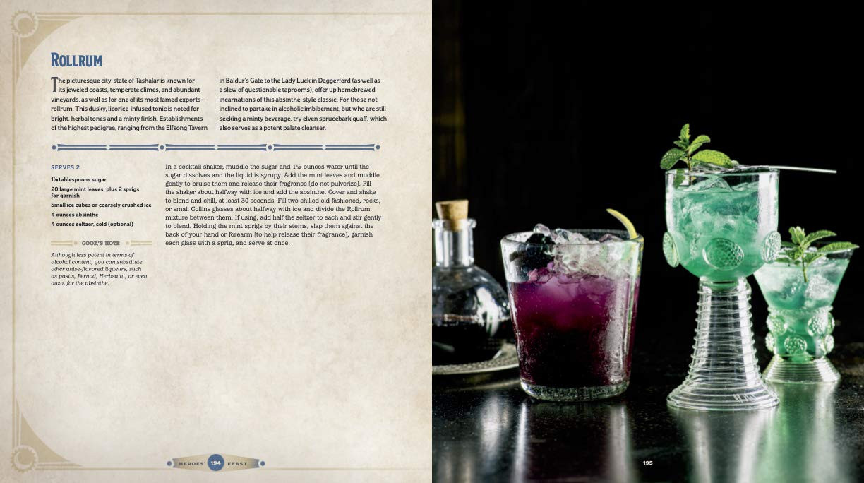 Dungeons and Dragons : Heroes Feast - The Official Dungeons and Dragons Cookbook Hardcover